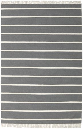 Dorri Stripe 160X230 Grey Striped Wool Rug