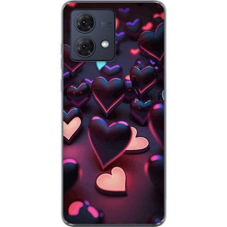 Kompatibel Mobilcover til Motorola Motorola Moto G84 Midnatshjerter