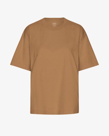Oversized Organic T-Shirt - Sahara Camel