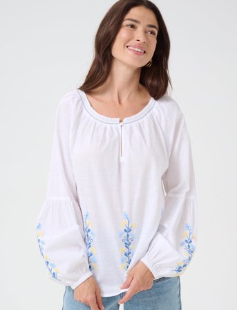 Cream Crsara Blouse - White - 40