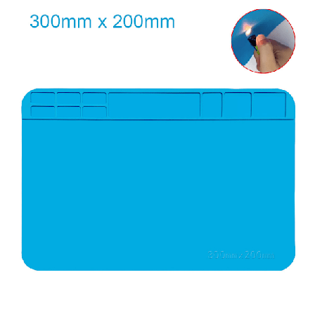 Varmeisolerende silikonmatte, mobiltelefon datamaskin reparasjon demontering