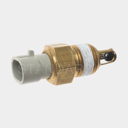 Standard Motors Temperaturgivare luft tillverkad i mässing med grå kontakt för motorstyrning och hög precision.