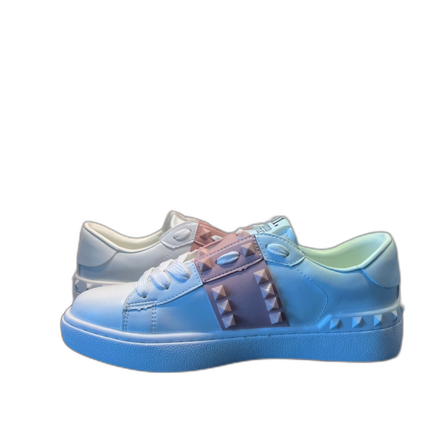 Valentino Rockstud Open sneakers vit/rosa