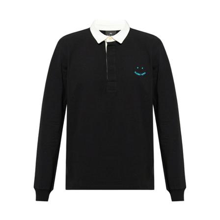 PS By Paul Smith Polo shirt with logo Sort, Herre Langærmet