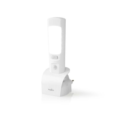 Orientering LED-ljus och ficklampa | Strömadapter | 220 - 240 V AC 50 Hz | 1.3 W | Uppladdningsbara | Belysningsräckvidd: 3 m | Strålvinkel: 71 ° | LE