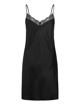 Nightdress No Sleeve Black Damella Of Sweden