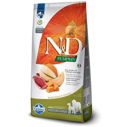 Farmina N&D Pumpkin Cibo Secco Anatra Zucca E Melone Per Cani