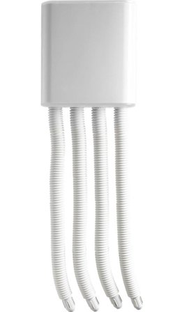 Adax ST3DW Skotork fyra armar Vit, Värme