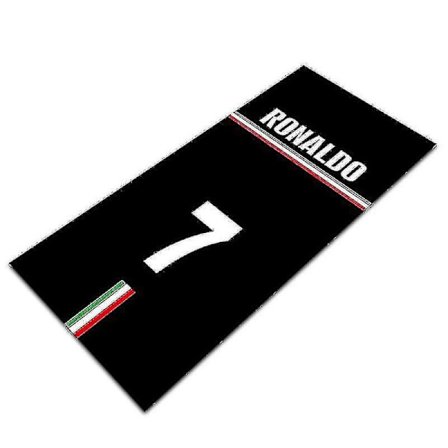 Ronaldo No.7 Strandhåndkle, Ekstra Stort Reise-Mikrofiber Strandhåndkle, Hurtigtørkende Badehåndkle Damer Herrer Sandfritt Strandhåndkle, Kult 