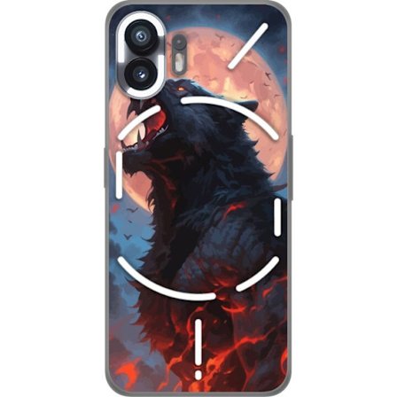 Mobilskal till Nothing Phone (2) med Ylande varg