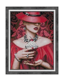 Diamond Painting Cherry Lady