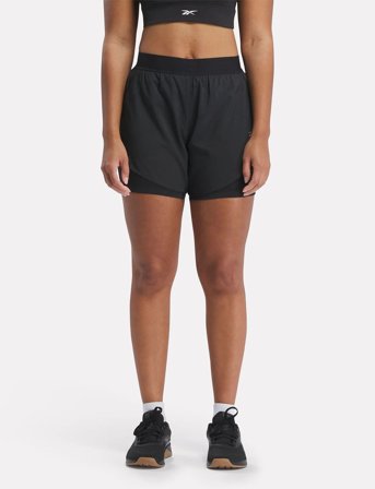 Reebok Performance Running 2 In 1 Short - Black - XS