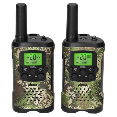 Alecto Walkie Talkies 2-pack – Kamouflage