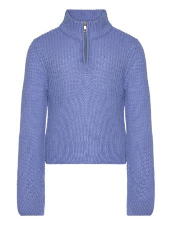 Kognewbella Nicoya L/S Zip Pullover Knt Pullover Lilla Kids Only*Betinget Tilbud