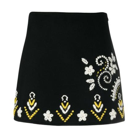 Ermanno Scervino, Mini skirt Czarny, Kobieta, Rozmiar: L