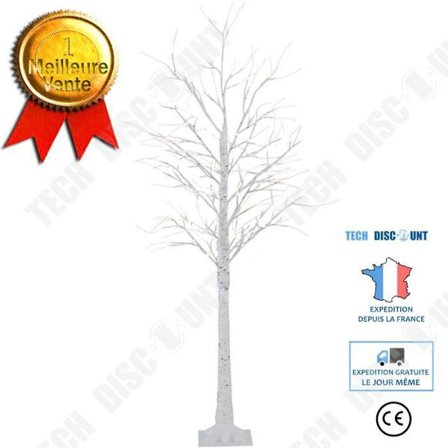 TD Mini trädljus konstgjord björkkvist dekoration Fairy Lights 24 LED inomhus 60cm