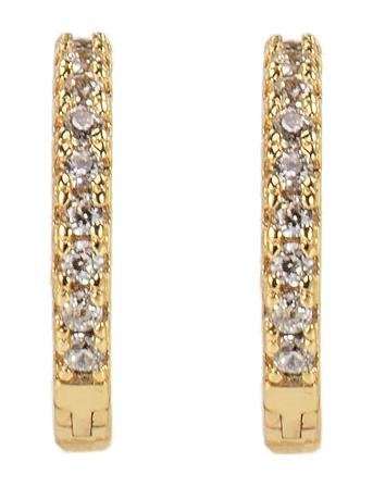 Emilia Small Hoops White Accessories Jewellery Earrings Hoops Vit Bon Dep