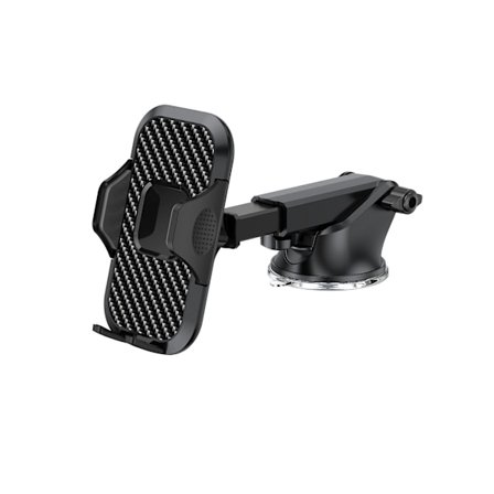 Telefonholder til Bil, Biltelefonholder til Instrumentbræt/Forrude/Luftventil, Kompatibel med Alle Smartphones