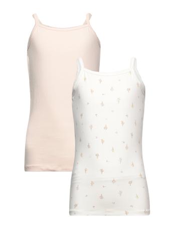 Yalina Top Gots 2-Pack T-shirts Sleeveless Vit Mini A Ture