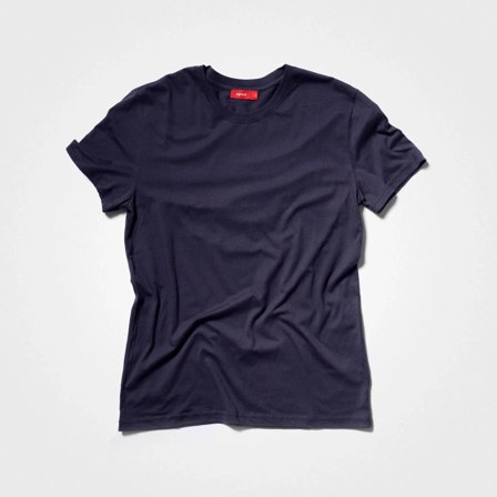 Men’s Recycled Cotton Midnight Blue T-Shirt, 100% Circular, Large