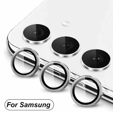 Kameraskyddsring för Samsung Galaxy A55 A35 A15 5G Skyddande linsskydd härdat glas metallkåpa för Galaxy A55 5G A14 4G