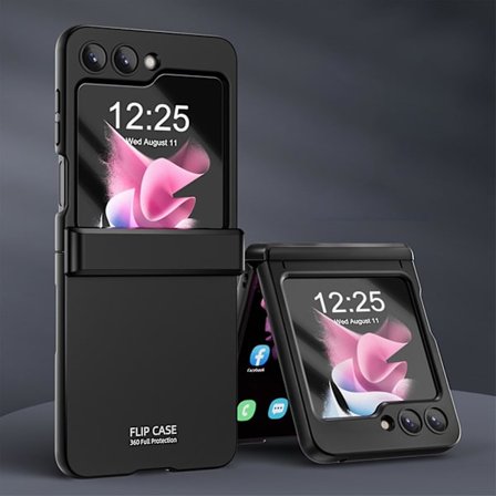 Galaxy Z Flip 5- case med gångjärnsskydd och inbyggt skärmskydd, cover Stötsäkert tunt case