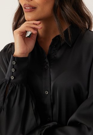 VILA - Vienna Ravenna L/S BALLOON SHIRT - Kläder - - Bubbleroom