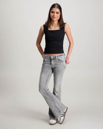 RYVLS Square Neck Tank Zwart Tops/blouses Meisjes - Kids Brand Store