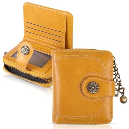 Oljavaxläder Vintage Cut Damplånböcker Söt Handväska Dam Handväska Myntbörs