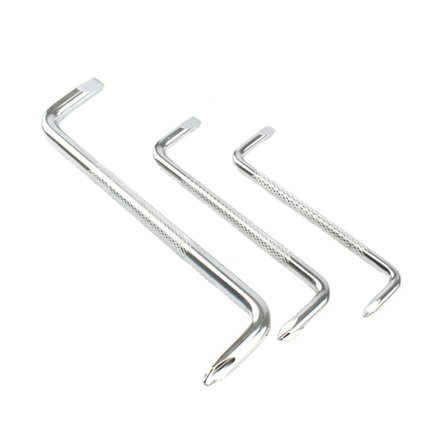 Sats med 3 st spårskruvmejslar med magneter, Z-typ