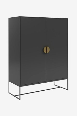 Loft24 - Skab med 2 døre Asia - Grå - Kommoder - Fra Homeroom