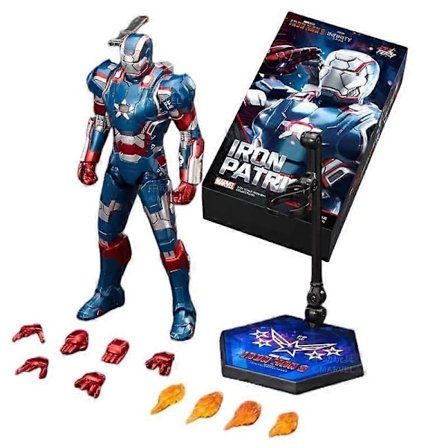 ZD toys Iron Man Action Figur Iron Patriot MK1-7 MK17 MK33 MK85 MK30 War Machine Legends Avengers Tony Stark Samle legetøj Gave-Perfekt