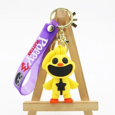 Smilende Dyr Nøkkelring Tegneserie Hopscotch Catnap Bearhug Nøkkelring For Menn Kvinner Ryggsekk Henger Nøkkelring Barn Gave JY08