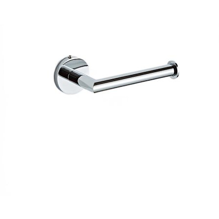 Toalettpappershållare för väggmontering i koppar och krom, badrumstillbehör matt pappershållare | Pappershållare (silver)