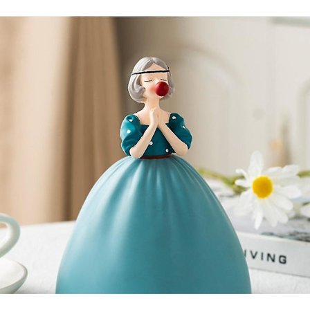 Luova Piirretty Tyttö Raha Säästölaatikko Kolikkopurkki Ihastuttava Sisustus