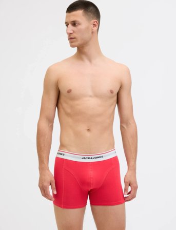 Jack & Jones Jackayden Solid Trunks 3 Pack Sn - Red - M