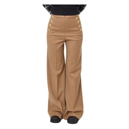 Hugo Boss Wide Broek , Beige , Dames , Maat: 2XL