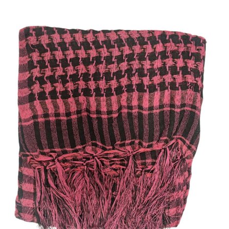 Palestinasjal - Cerise och svart - scarf