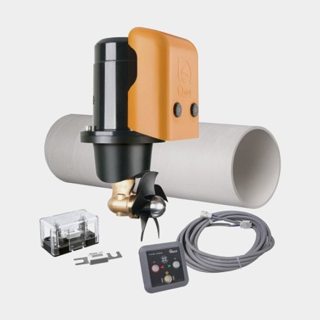 Bugstrahlruder Kit Quick BTQ 125, 12 V, 1.5 kW, 30 KgF, Tunnelmontage, 1 Propeller, mit Tunnel + Kontrollpanel & Kabel (6 Meter) + Sicherung & 