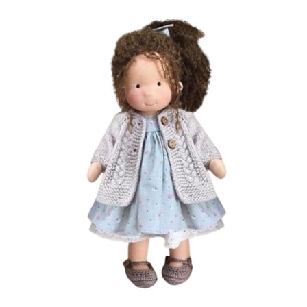 Mini Joulu Waldorf-nuket Tytöille, Pehmeä Ihastuttava Käsintehty Plussinukke Lasten Leikkikalut, Joulu- ja Syntymäpäivälahja