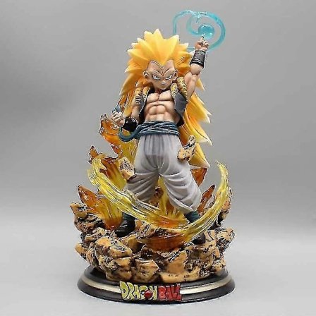 25cm Dragon Ball Figur Spirit Bomb Sou Goku Anime Figur Super Saiyan Dukke Aktivitetsmodell PVC Statue Dukke Samling Lekegave - Perfekt