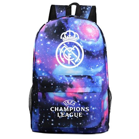 Graffiti Real Madrid Uefa Champions League Skuldertaske Fan Rygsæk Studerende Skole Taske Opbevaringspose