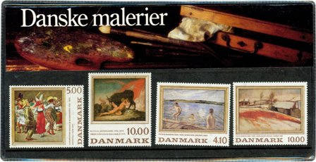 Danmark 1988 - Danske malerier - AFA souvenirmappe 1