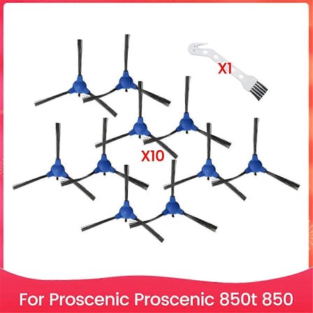 Sidebørster til 850t, 850 Robotstøvsuger, Rengøringsbørstesæt