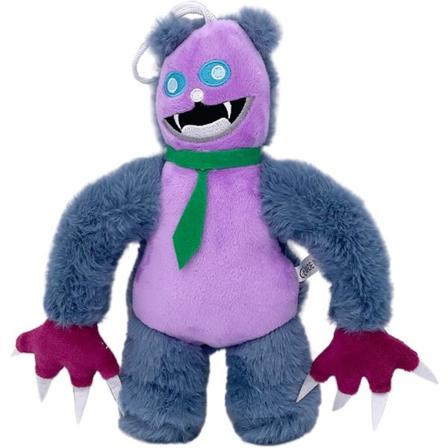 2024 Ny Monster Catnap Plyslegetøj - Smiling Critters-pude, sjove plysfavoritter til børns fødselsdagsfest for småbørn (12" bjørn)"