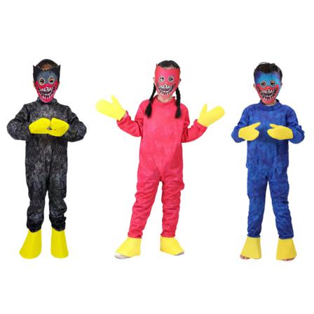 Huggy Wuggy Kostym Poppy Playtime Suit
