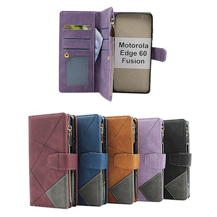 XL Motorola Edge 60 / 60 Fusion Lyx Plånboksfodral