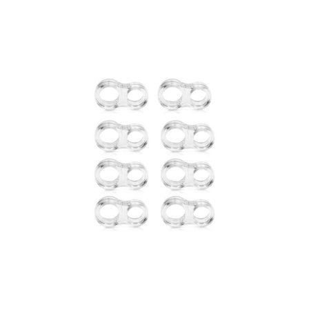 Dörrstopp Genomskinlig Silikon Gel Dörrhandtag Buffert Väggskydd Dörrhandtag Stötfångare Väggar Skyddande Möbler (8 st) KLB