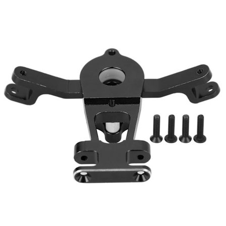 Styreenhed i aluminiumslegering Klokkevæv til TRAXXAS EREVO 2.0/SUMMIT 1/10 RC-bil (sort)