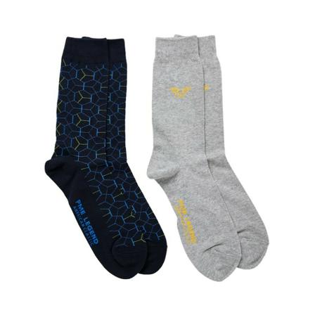 PME Legend Socks 2-Pack , Blauw , Heren , Maat: M Sokken